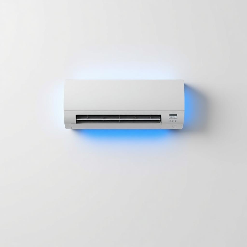 Modern wall-mounted split system air conditioner